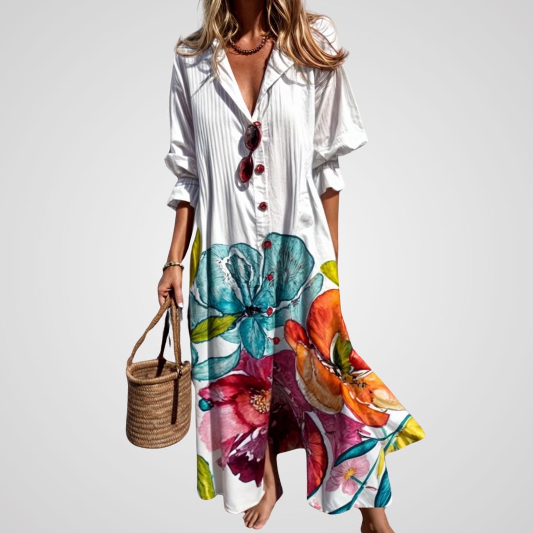 Evelin™ | Luchtige maxi jurk