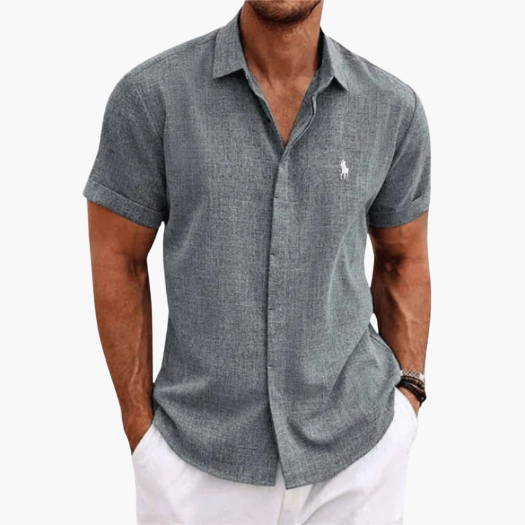 Men’s Short-Sleeve Woven Shirt