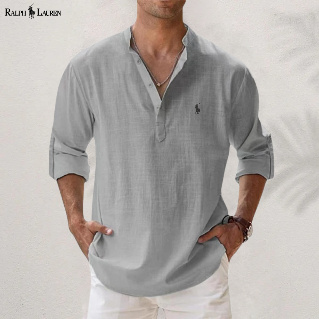 RL™ Linen Henley Popover