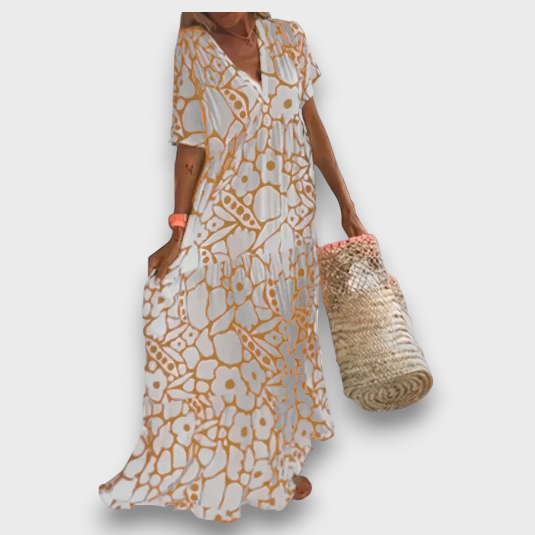 Manon™ | Luchtge maxijurk