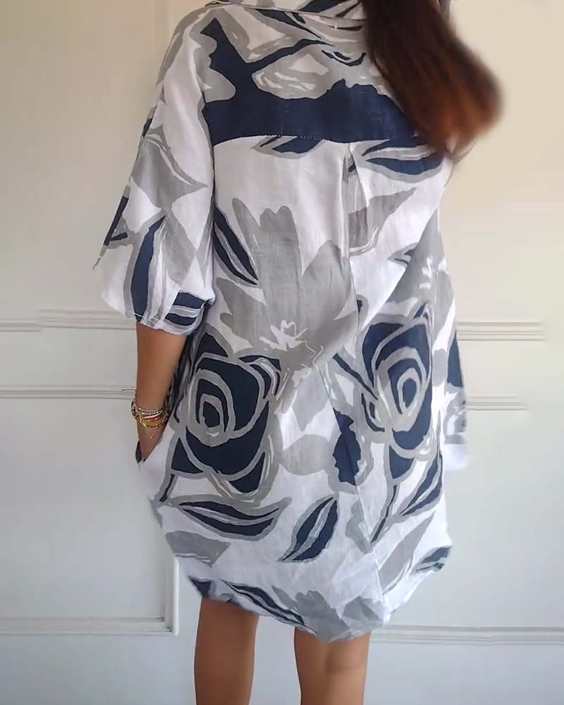 Clemencia™ | Midi jurk casual