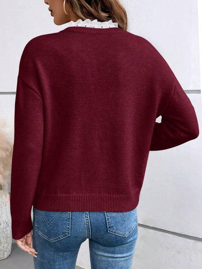 RL- V-Neck Knit Sweater