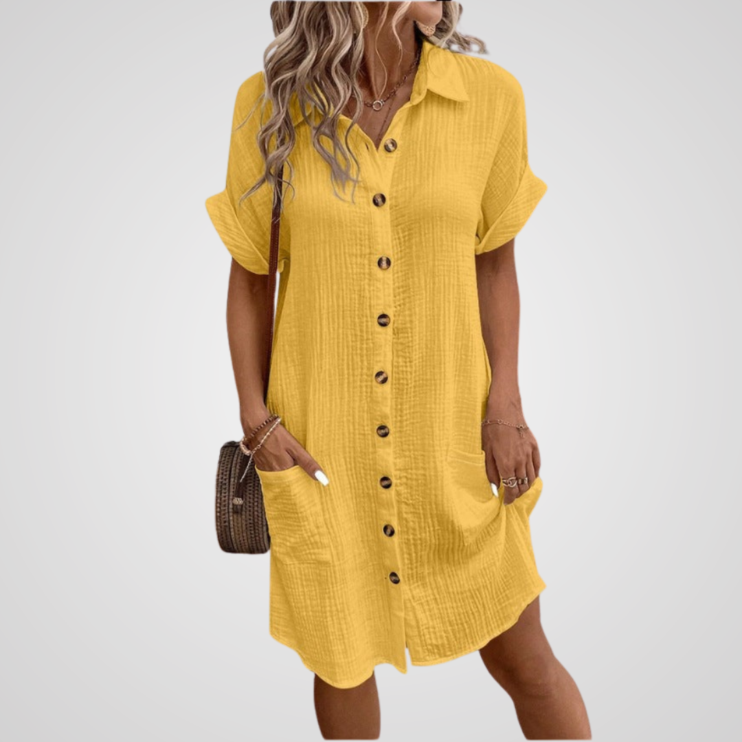 Lizzy™ | Casual midi jurk