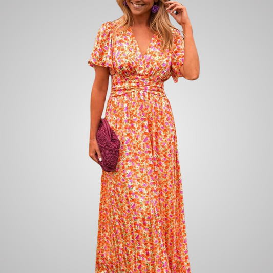 Luna™  | Bloemige maxi jurk