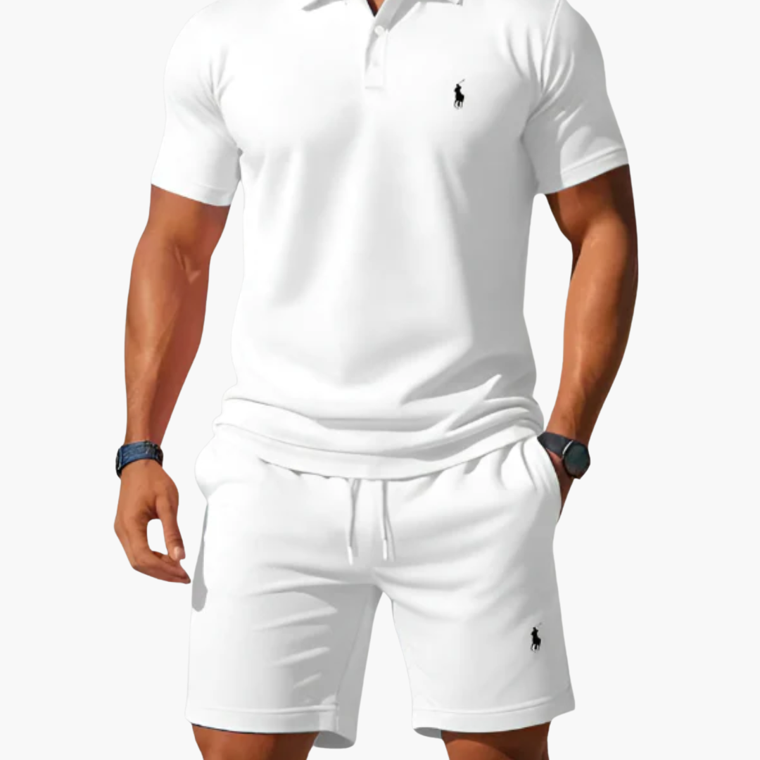 Men's Polo & Shorts Set