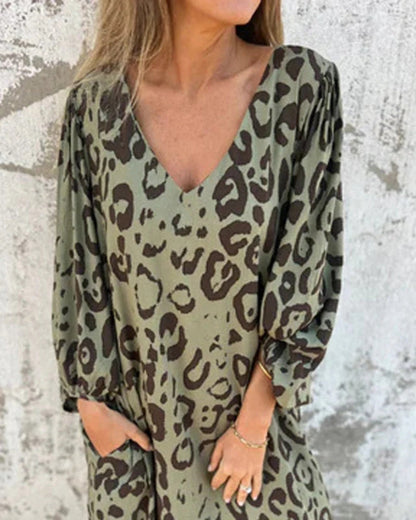 Carine™ | Boheemse casual jurk