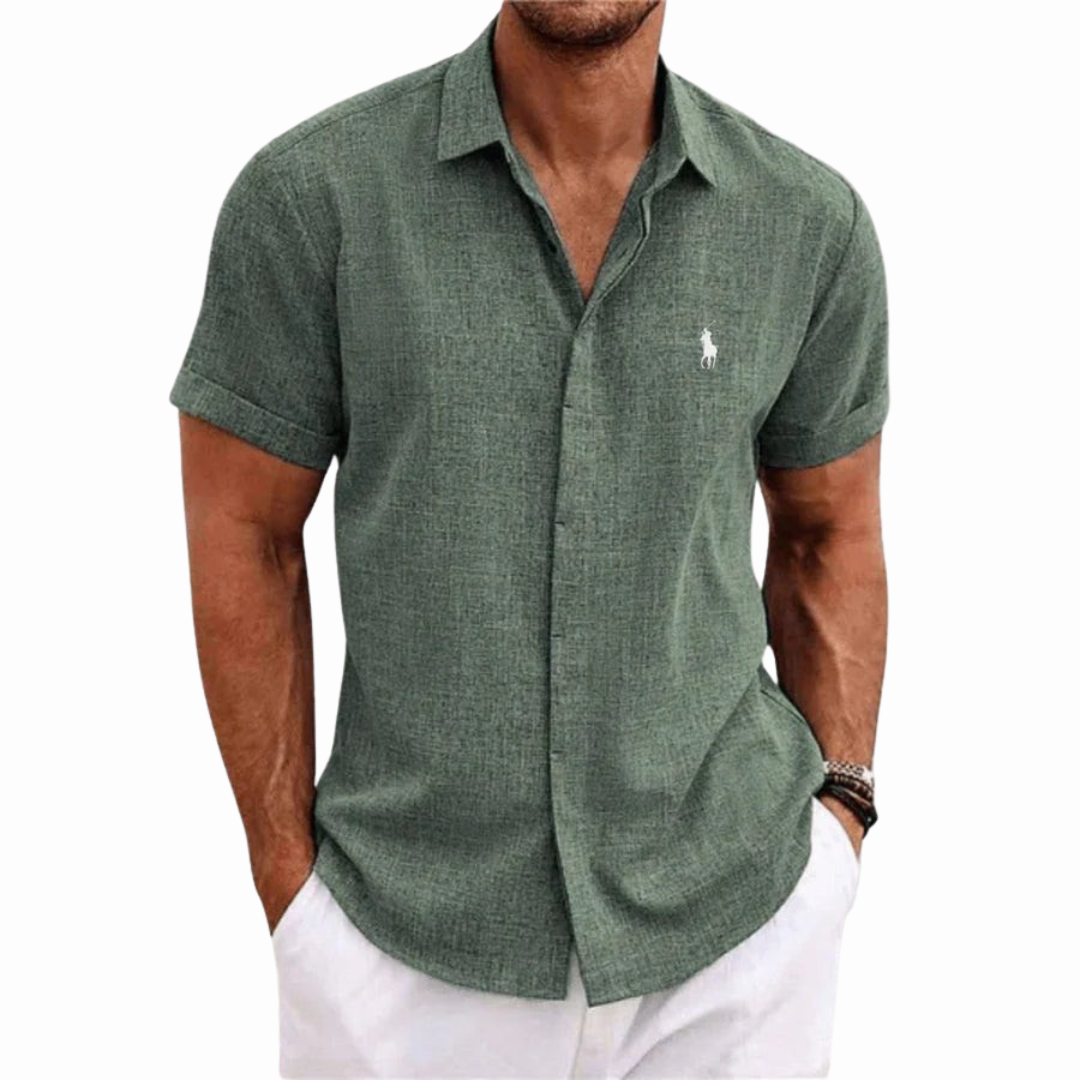 Men’s Short-Sleeve Woven Shirt
