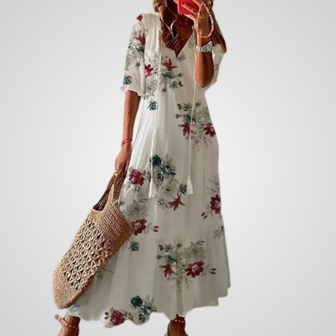 Carol™ | Boho jurk met touwtjes