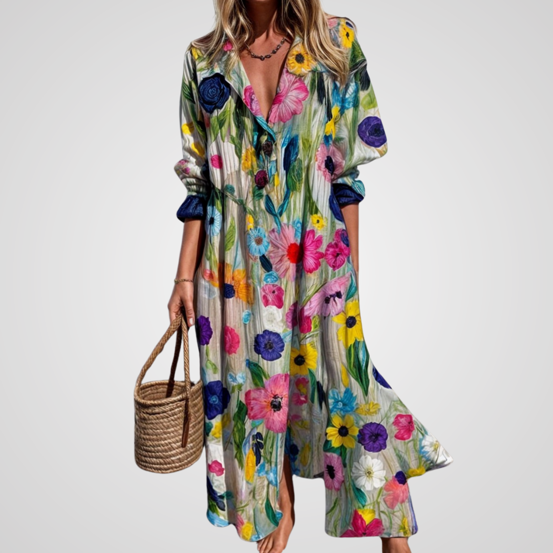 Evelin™ | Luchtige maxi jurk