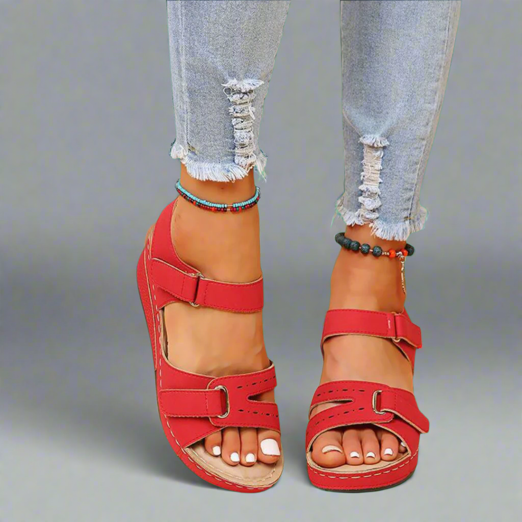 Gudula™ | Elegante orthopedische sandalen van zacht premium materiaal voor pijnvrije zomerdagen