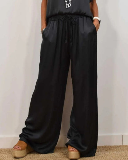 Miarianne™ | Elegante zijde tweedelig set