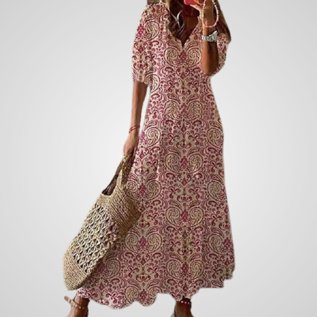 Carol™ | Boho jurk met touwtjes