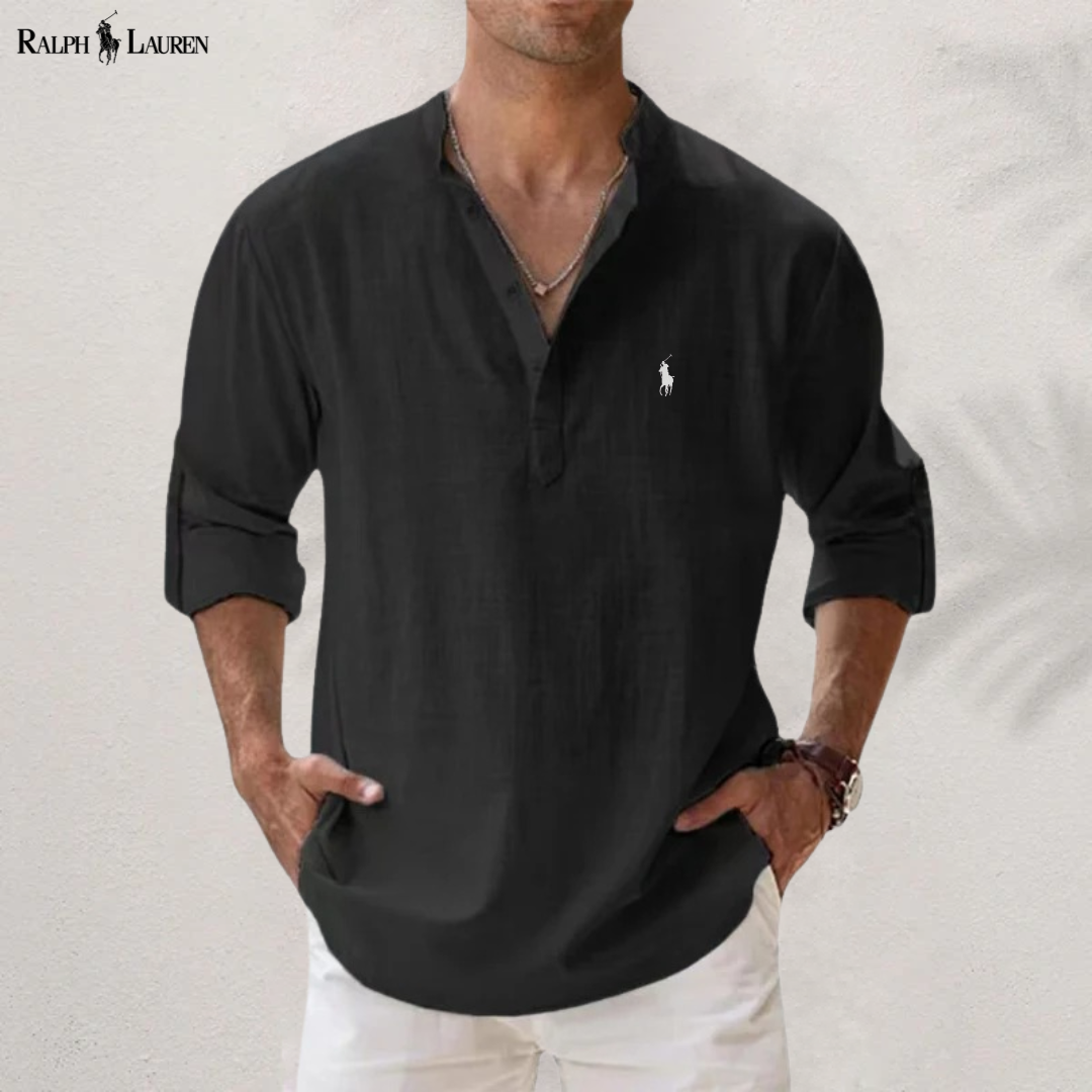 RL™ Linen Henley Popover