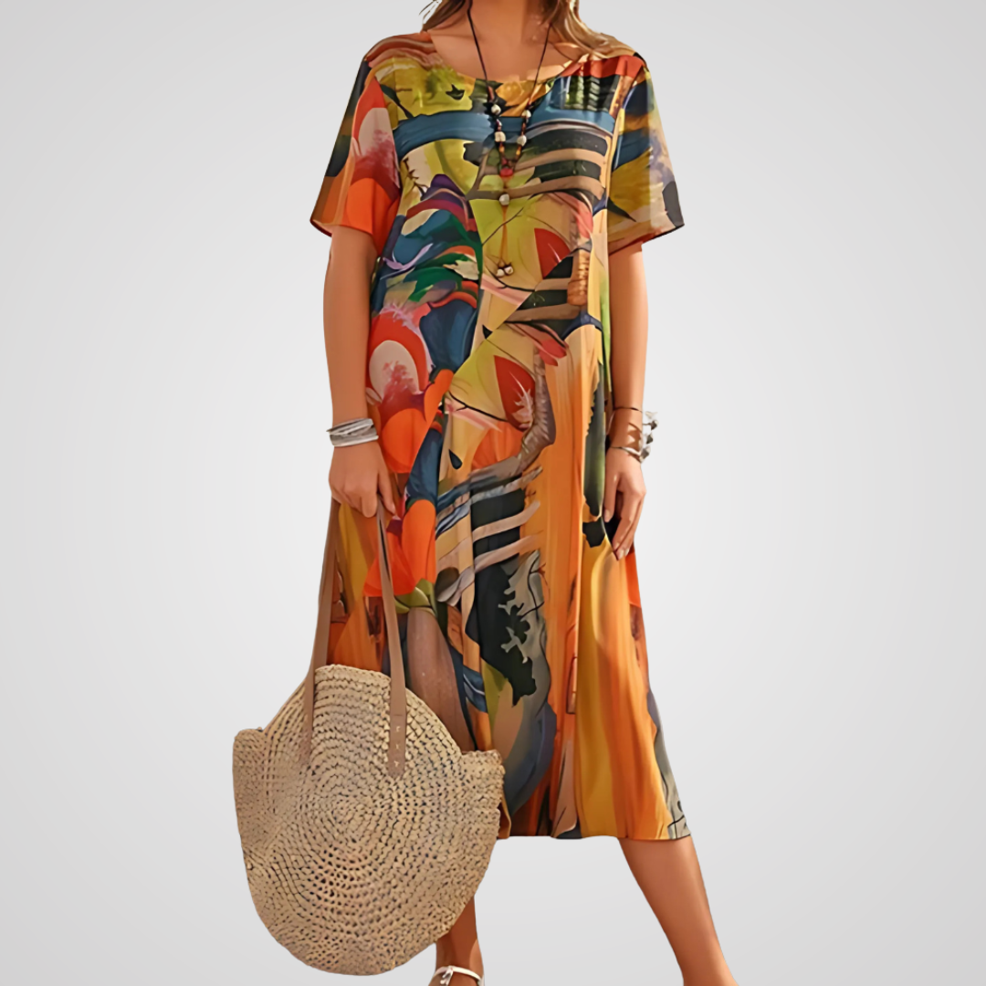 Karin™ | Zomerse midi jurk