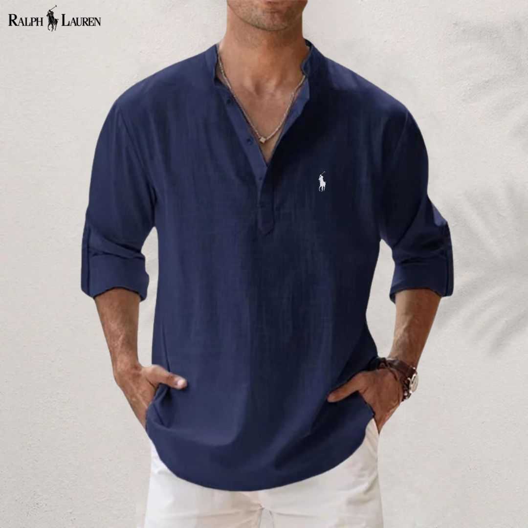 RL™ Linen Henley Popover