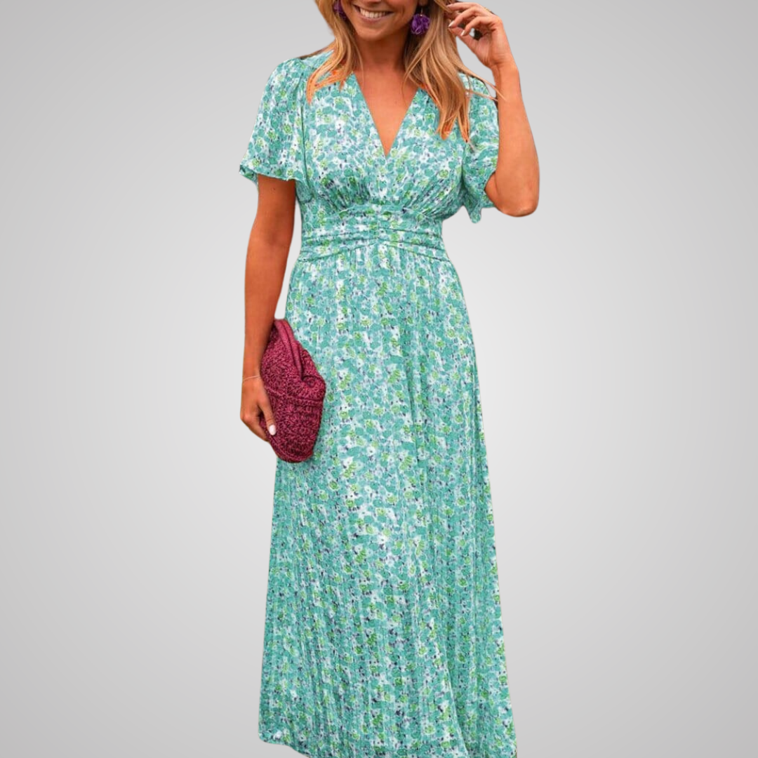 Luna™  | Bloemige maxi jurk