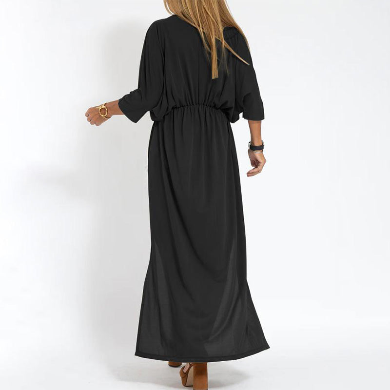 Ellen™ | Elegante luchtige maxi jurk