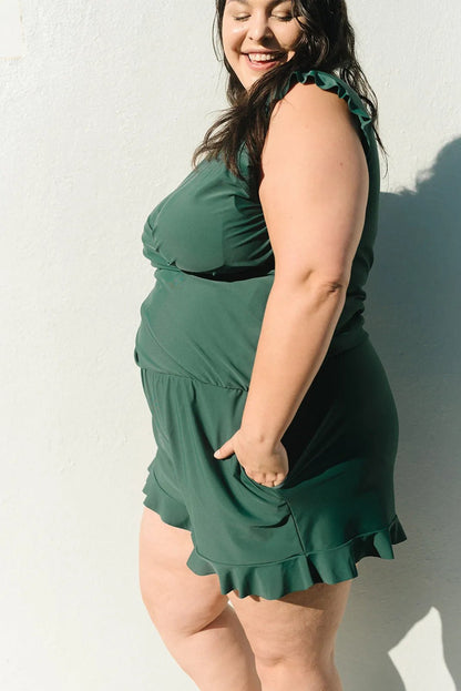 Sophie™ | Elegant badpak met volants en busteondersteuning