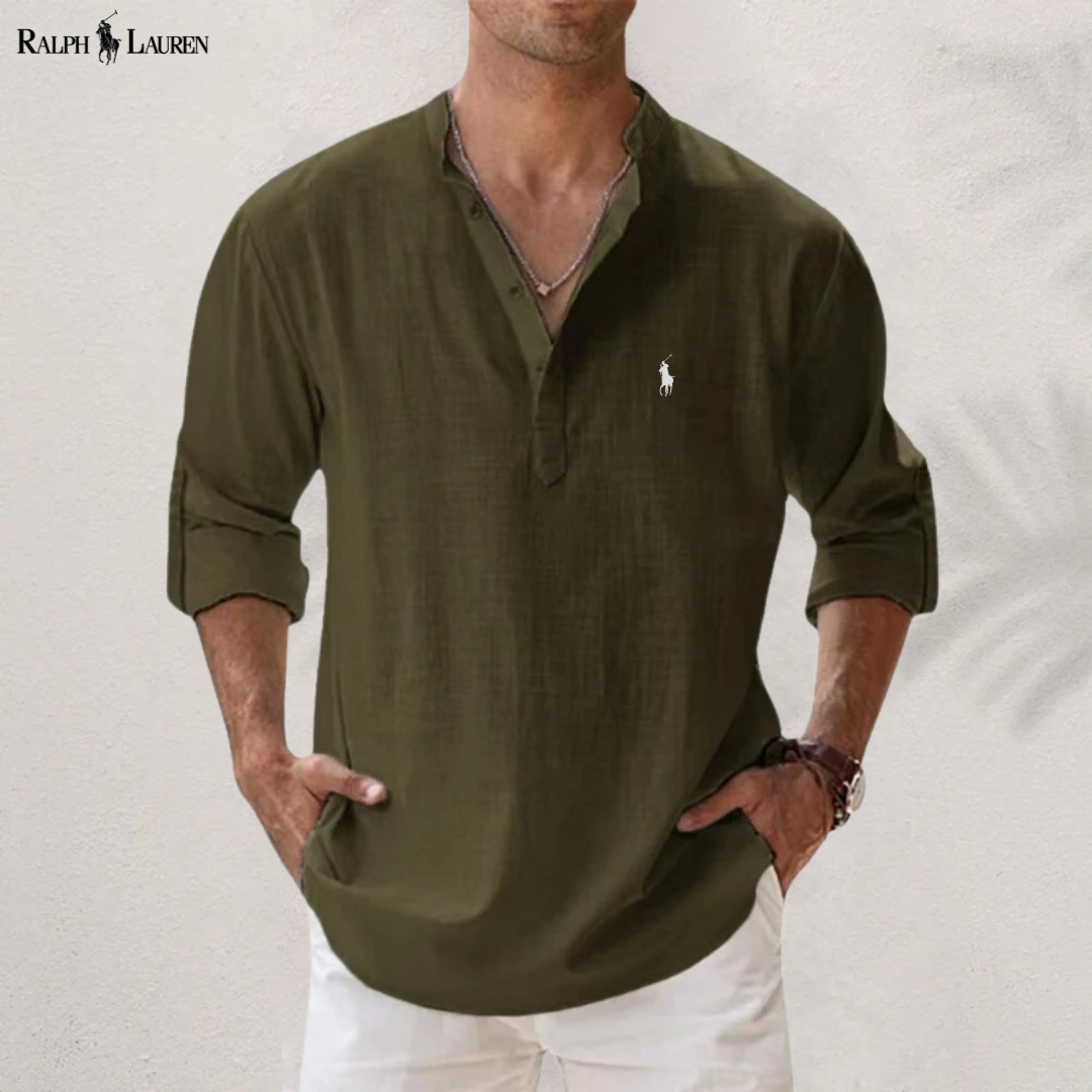 RL™ Linen Henley Popover