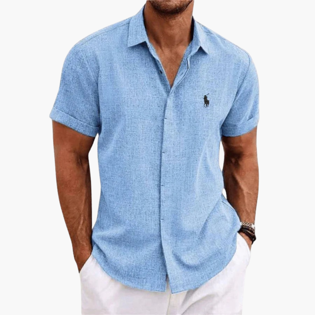 Men’s Short-Sleeve Woven Shirt