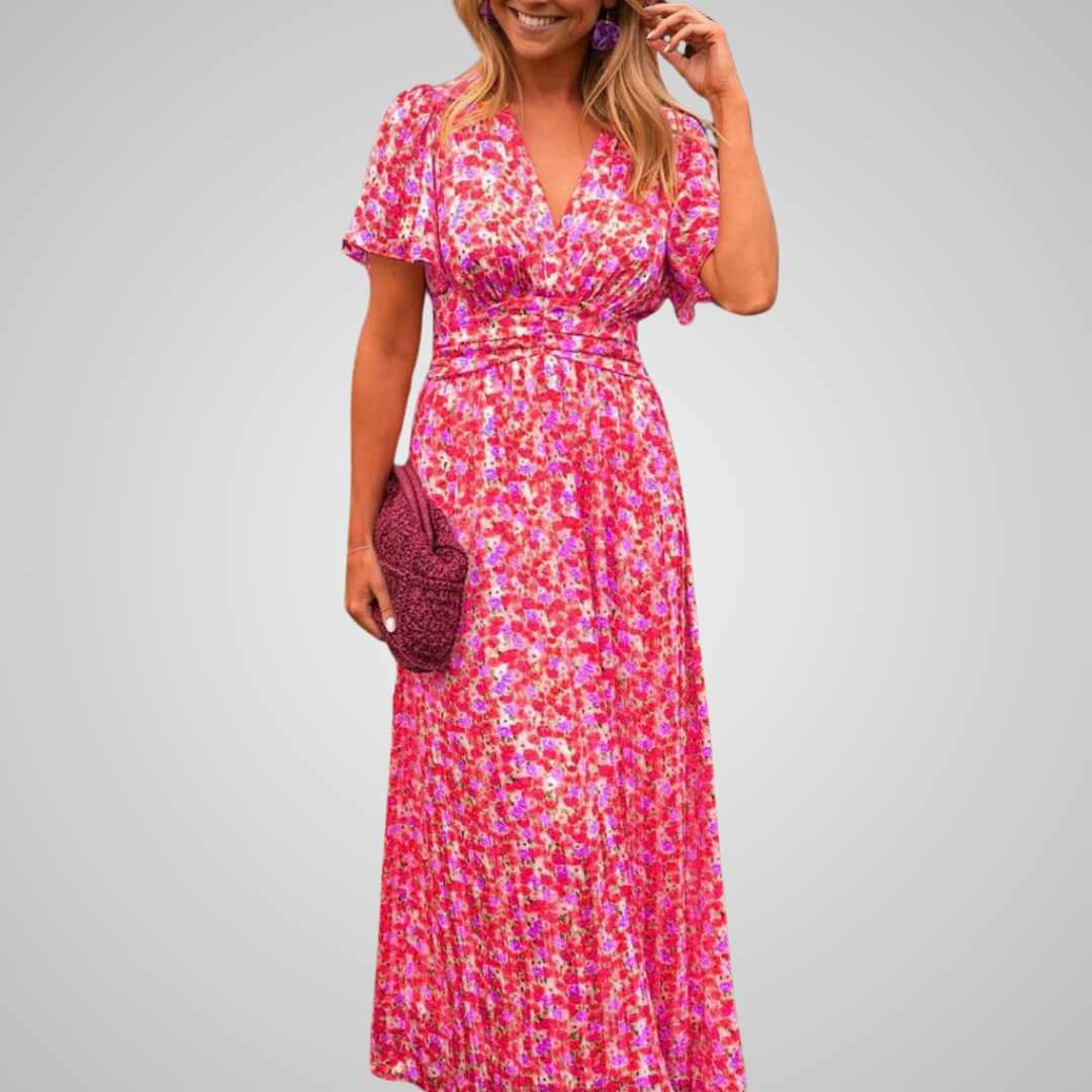 Luna™  | Bloemige maxi jurk