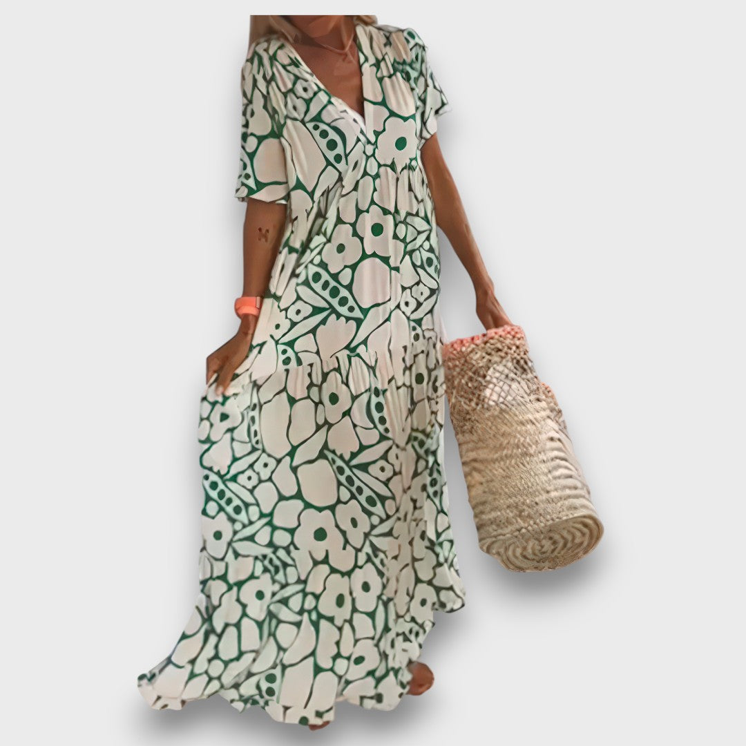 Manon™ | Luchtge maxijurk