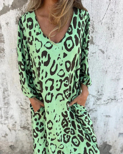 Carine™ | Boheemse casual jurk