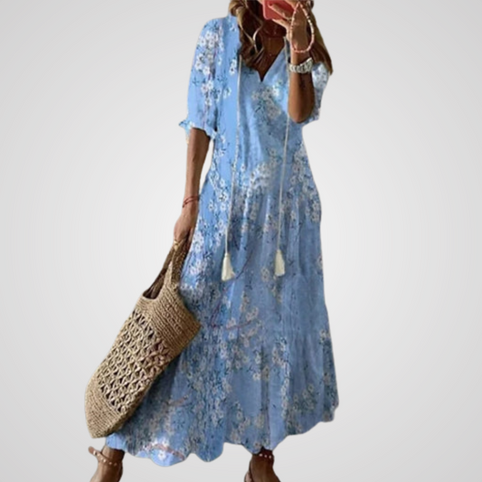 Carol™ | Boho jurk met touwtjes