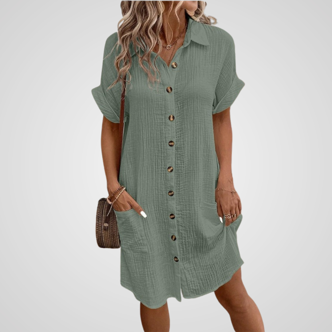 Lizzy™ | Casual midi jurk