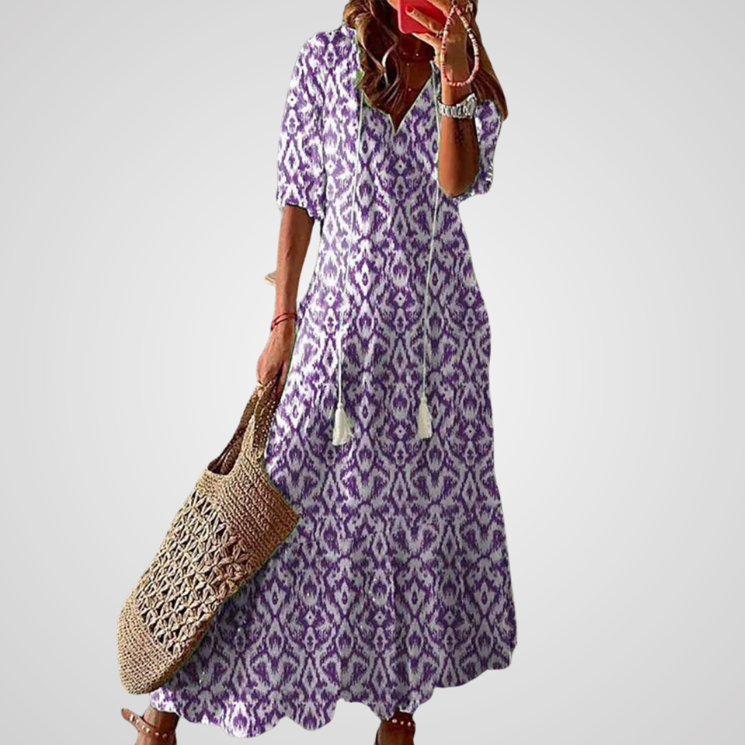 Carol™ | Boho jurk met touwtjes