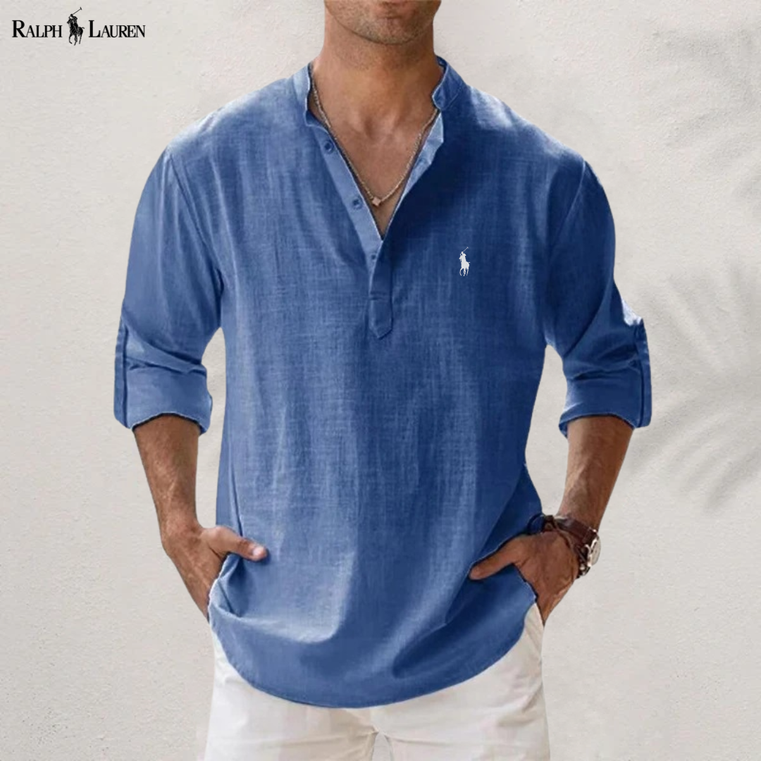 RL™ Linen Henley Popover