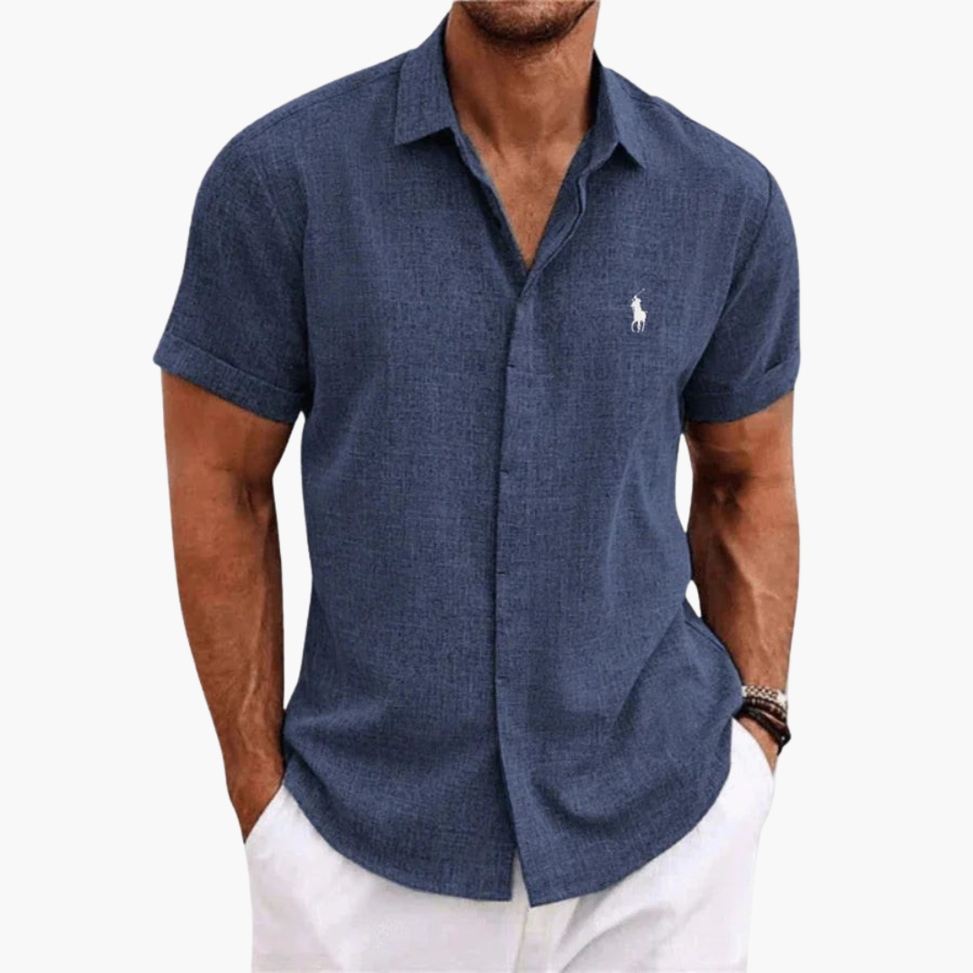 Men’s Short-Sleeve Woven Shirt