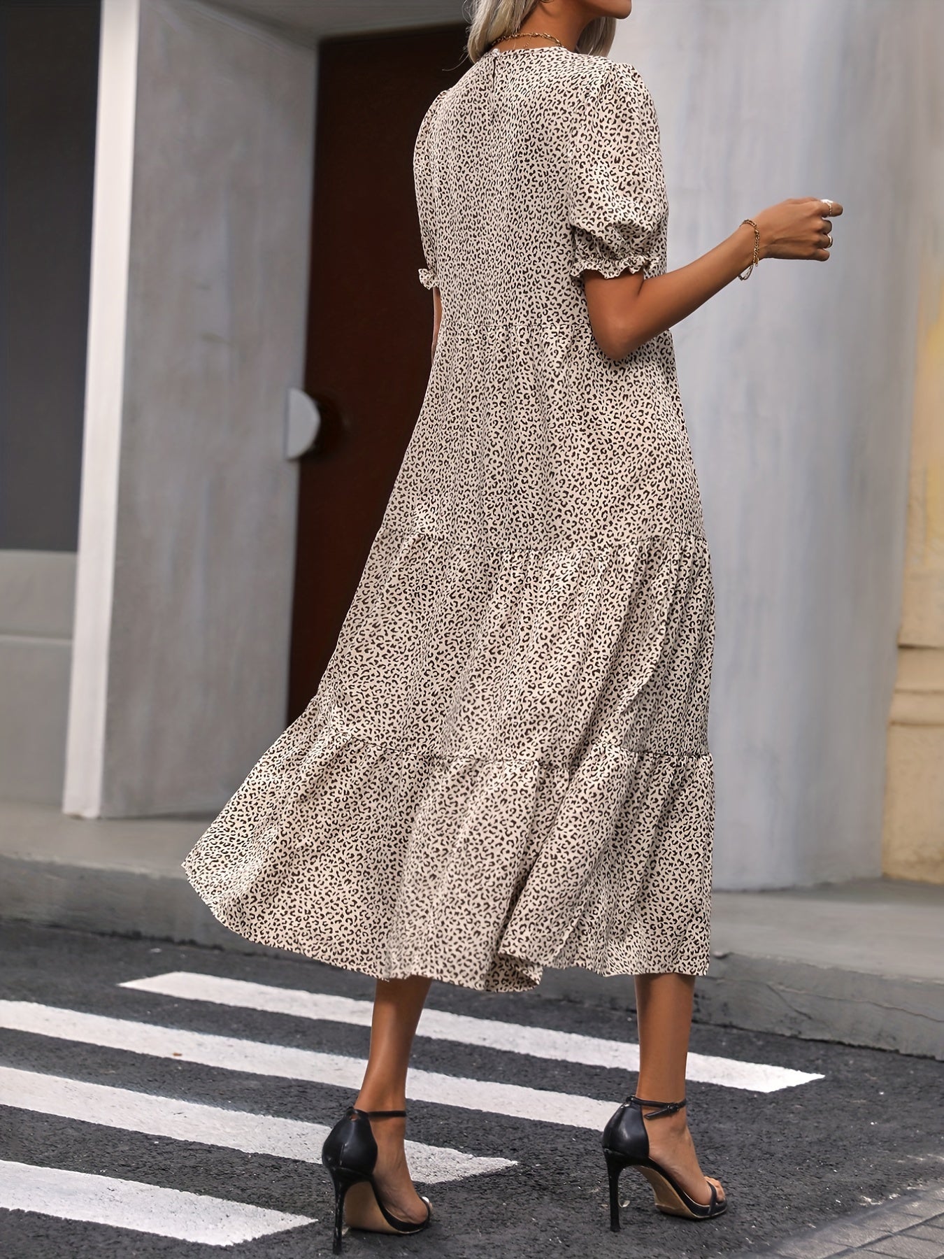 Adelina™ | Jurk met mouwtjes