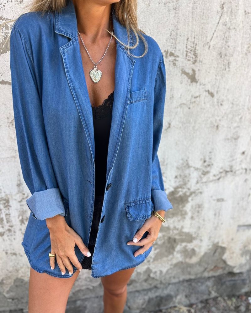 Mireia™ | Denim Lente Blazer