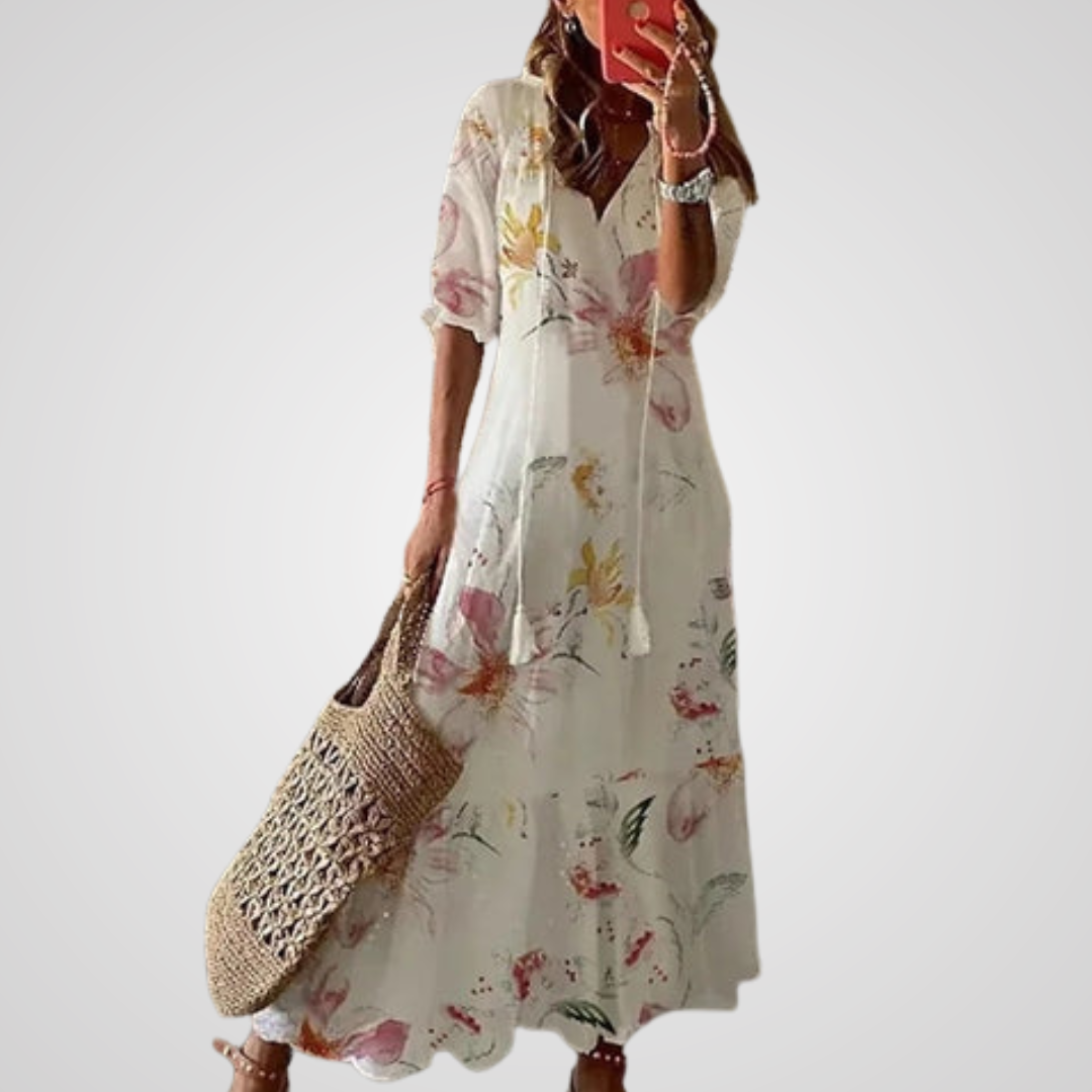 Carol™ | Boho jurk met touwtjes