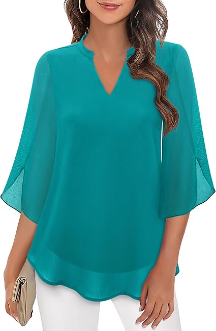 Annelyn™ | Luxe chiffon blouse