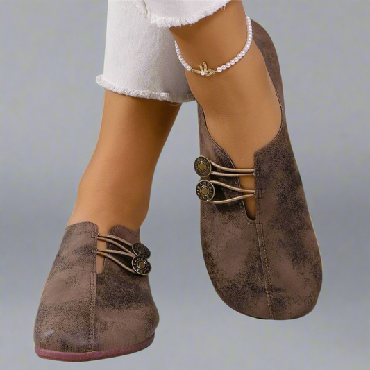 Kreszentia™ | Mokassins van premium geitenvelours