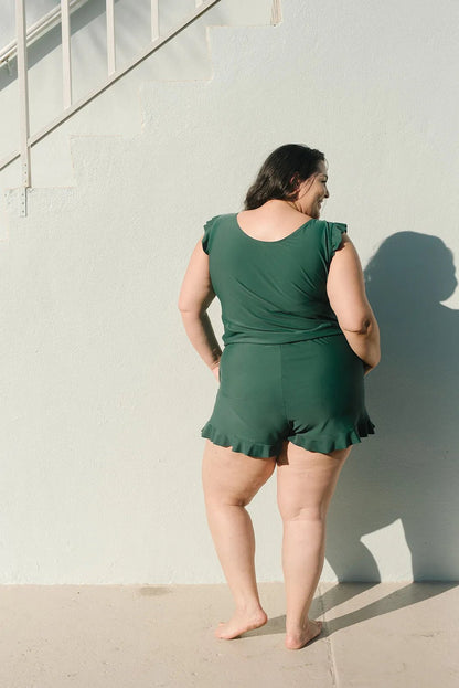 Sophie™ | Elegant badpak met volants en busteondersteuning