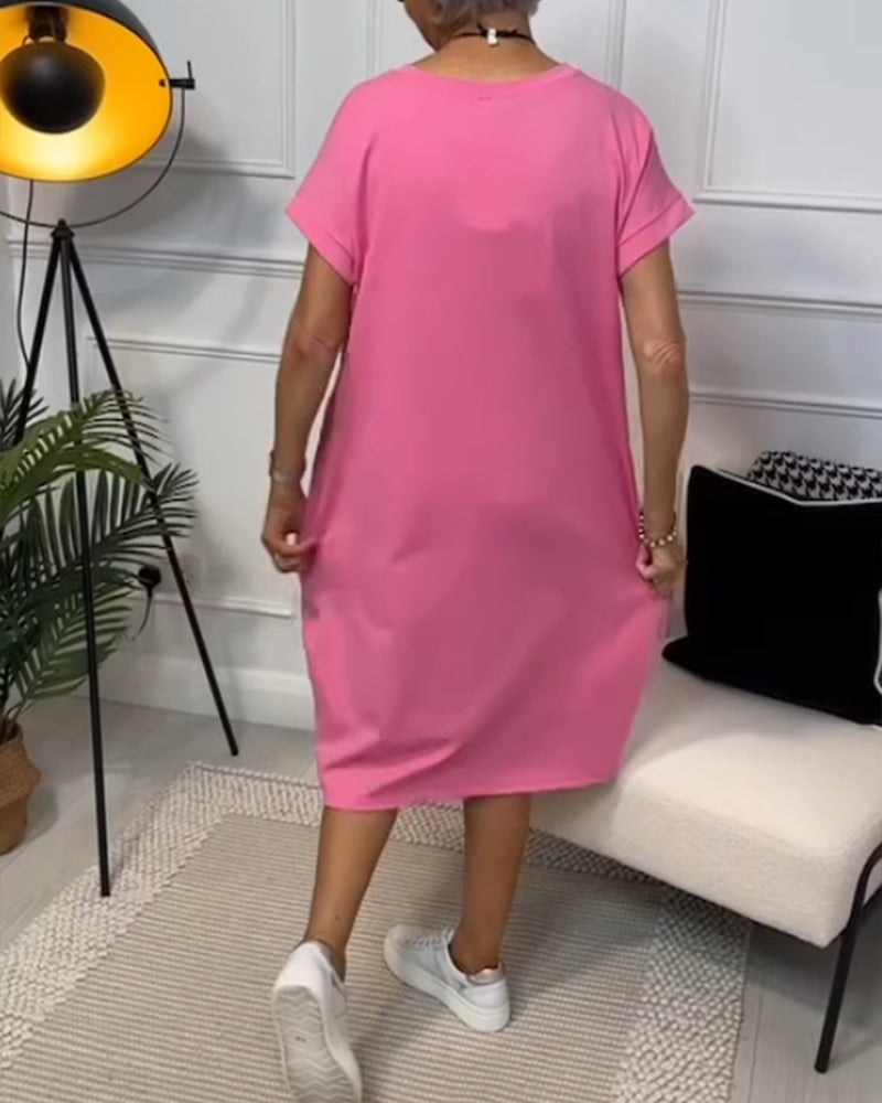 Iris™ | Casual midi jurk