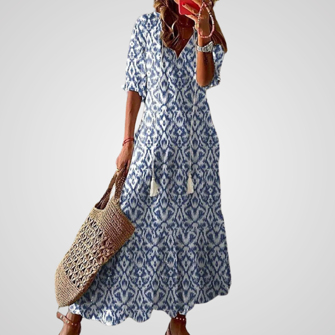 Carol™ | Boho jurk met touwtjes