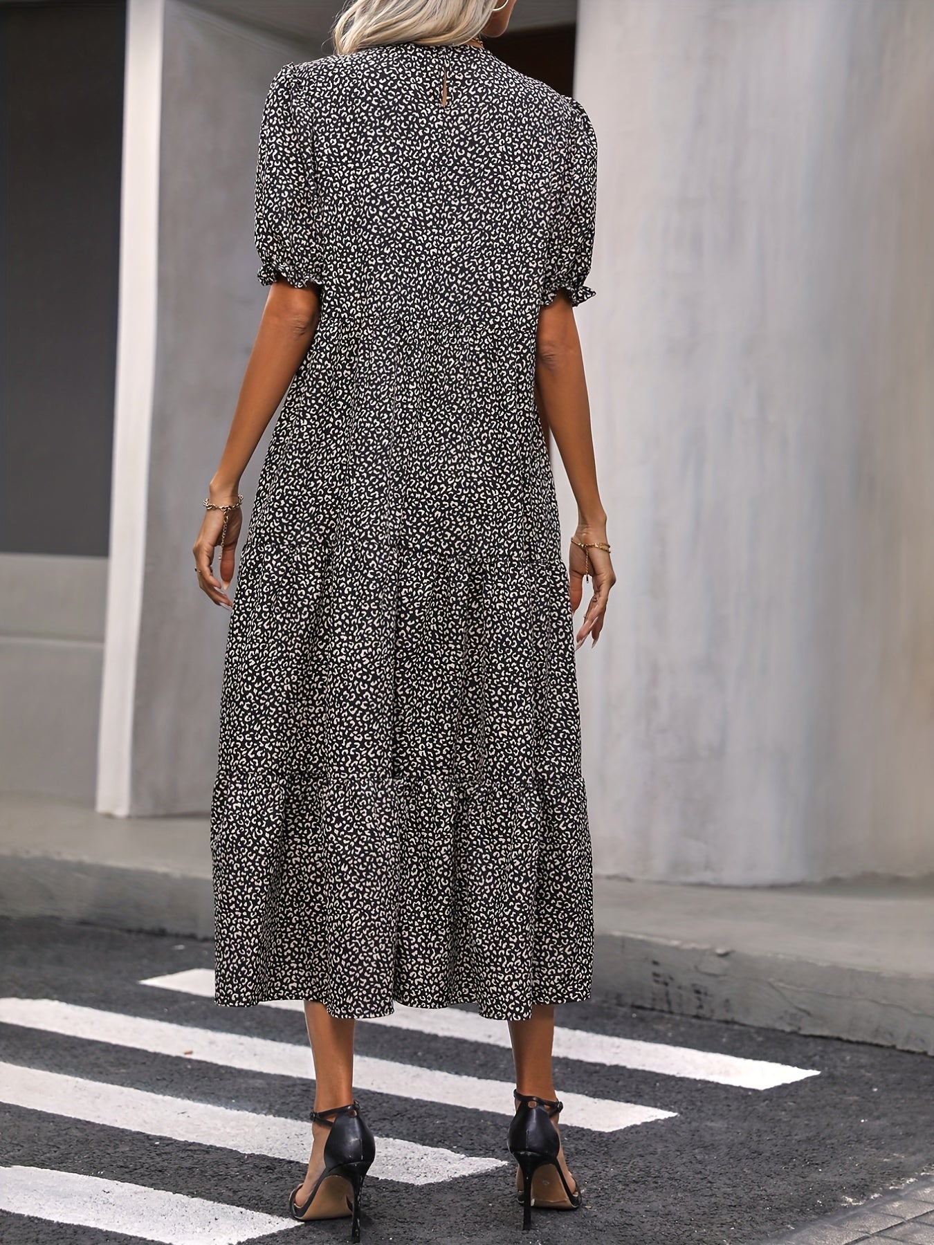 Adelina™ | Jurk met mouwtjes