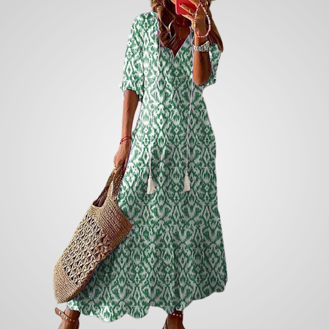 Carol™ | Boho jurk met touwtjes