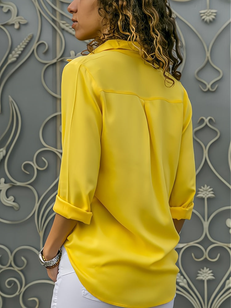 Pavla™ | Blouse met lange mouwen