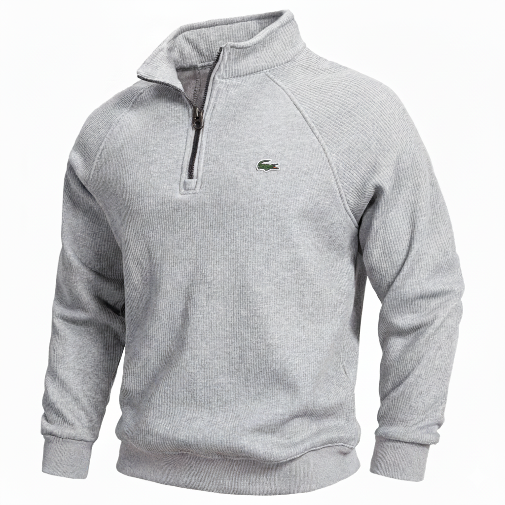 LC™ Textured Quarter-Zip Knit Sweater