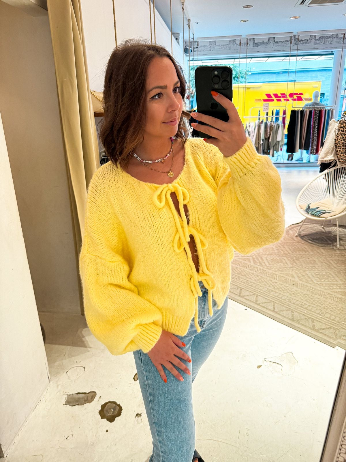 Mily™ | Vest met strikjes