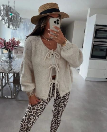 Mily™ | Vest met strikjes