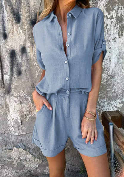 Livia™ | Luchtig linnen set voor zomerse ontspanning