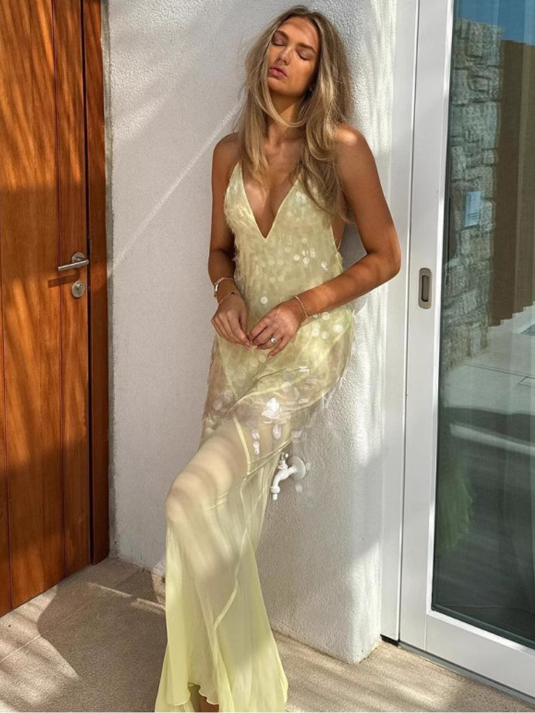 Soléa™ | Pastelgele jurk met zomerse flair