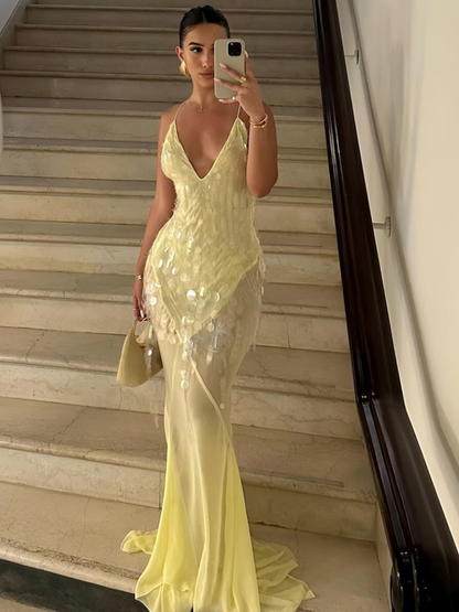 Soléa™ | Pastelgele jurk met zomerse flair