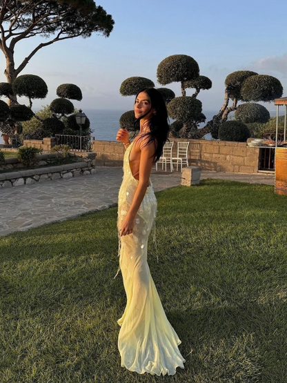 Soléa™ | Pastelgele jurk met zomerse flair